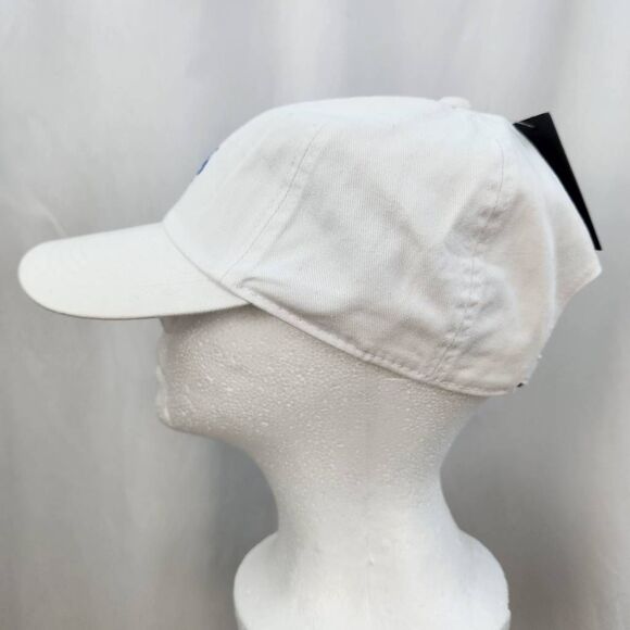 ?️NWT David & Young White w/Blue Embroidered Evil Eye Hat One Size main image 6